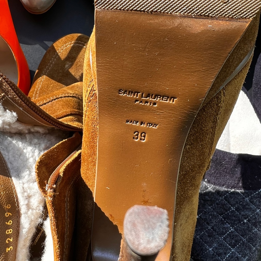 YSL Suade Booties - Picture 4 of 5